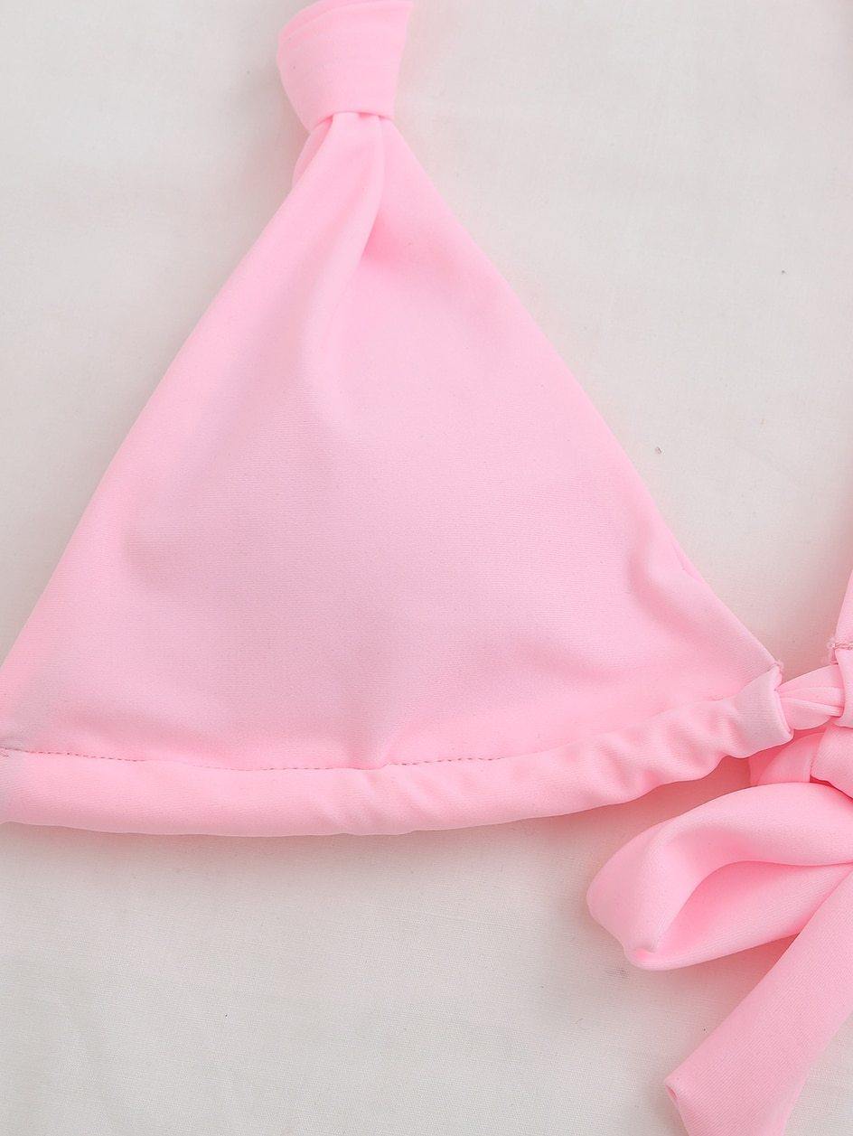 2 Piece Brazilian Micro Swimsuit Mini Thong Bikinis Set Beachwear Halter Top Swimwear Swimming Wear for Bathing Suit The Clothing Company Sydney