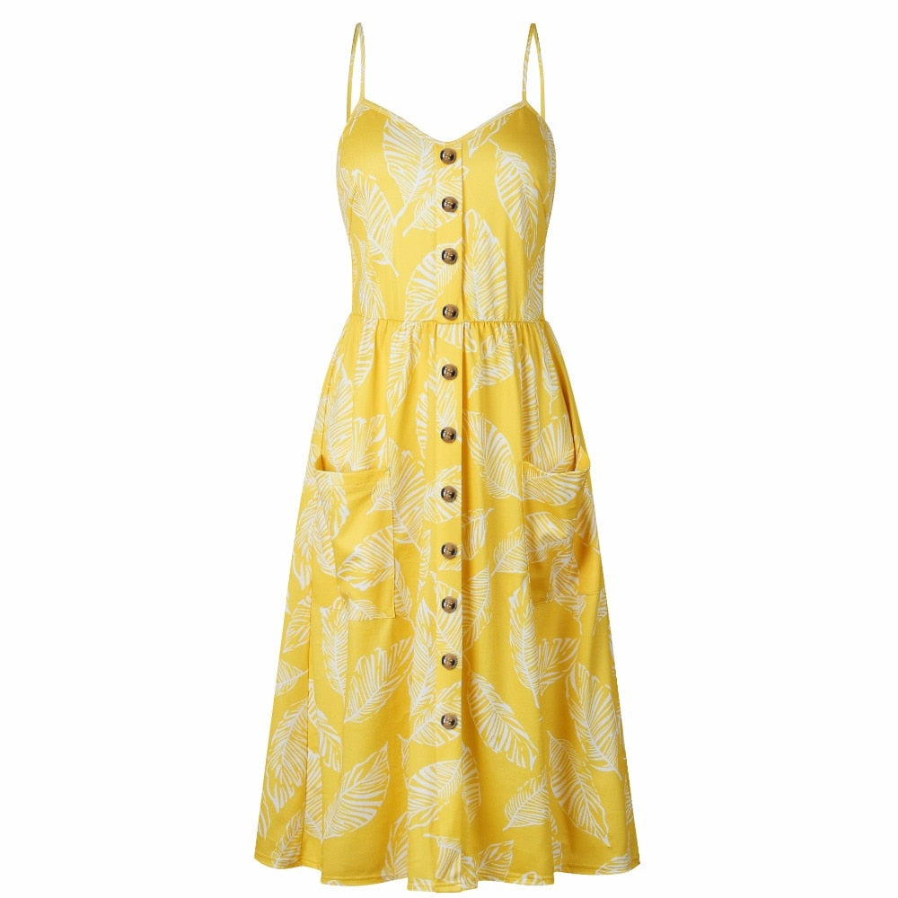 Vintage casual sundress by The Clothing Company Sydney featuring polka dots, stripes, floral prints, midi length, backless design, perfect for summer.