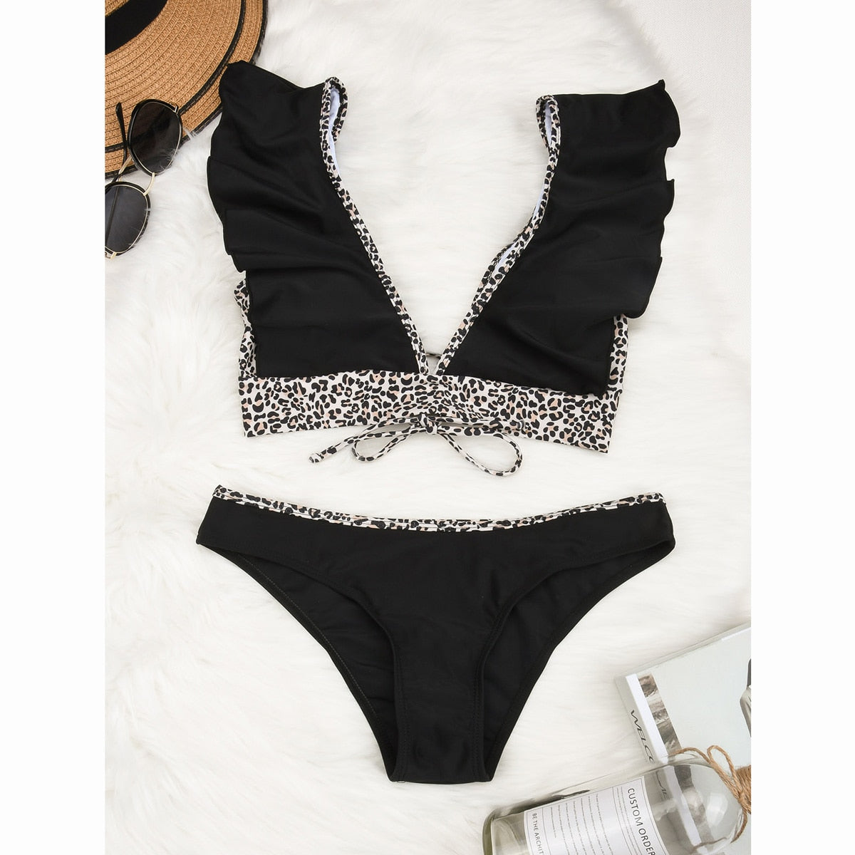 2 Piece Ruffle Push Up Bikini Set Micro Swimsuits Women Swimwear Thong Bathing Suit Sexy Swimming Suit The Clothing Company Sydney