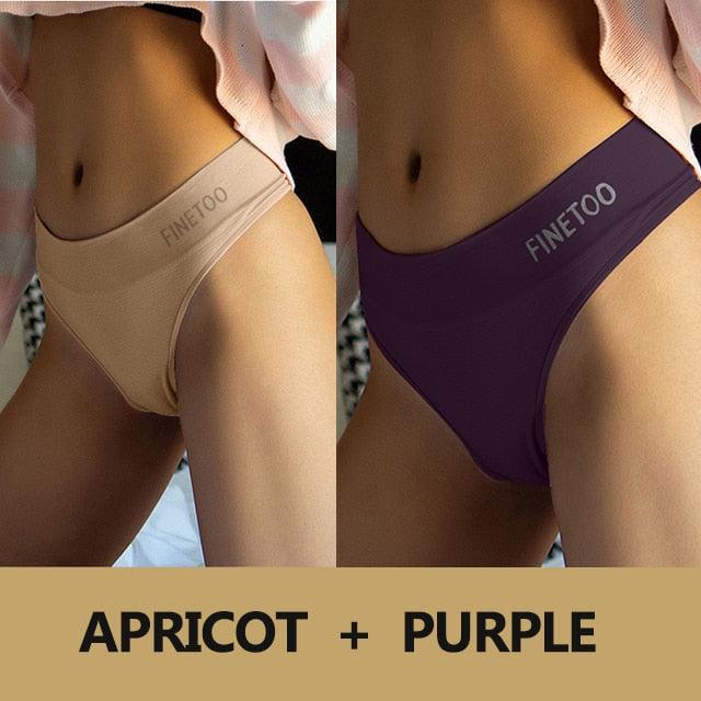 Two high-waist bodyshaper panties from The Clothing Company Sydney in solid color, featuring G-string and brief styles.