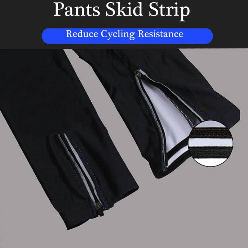 Thermal fleece cycling pants from The Clothing Company Sydney, designed for winter and autumn long sleeve biking sportswear.