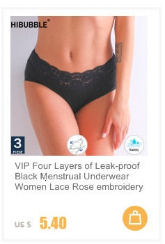 Four-layer leakproof menstrual underwear for women, physiological period panties by The Clothing Company Sydney.