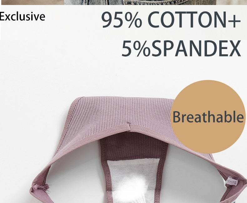 Three-pack Cotton Mix Lingerie Thongs from The Clothing Company Sydney, low-rise women's underwear with bikini briefs in assorted colors.