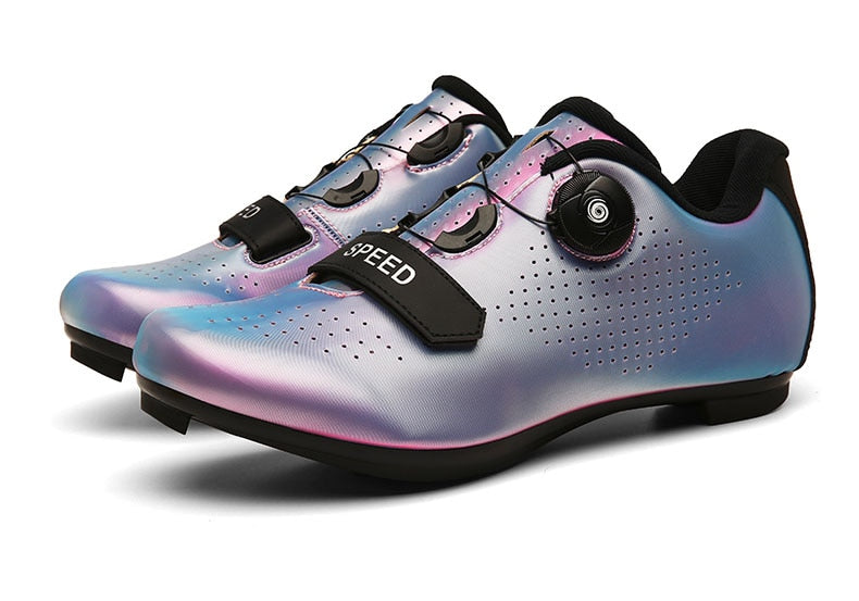 Athletic MTB cycling shoes by The Clothing Company Sydney, featuring self-locking straps and durable rubber soles for men and women.