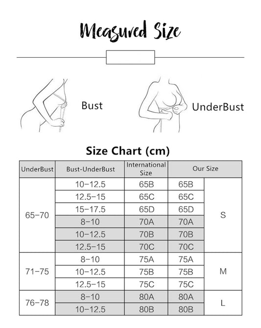 3 Style Wireless Underwear U-Shape Big Backless Gather Push Up Lingerie Seamless Bralette Bra The Clothing Company Sydney