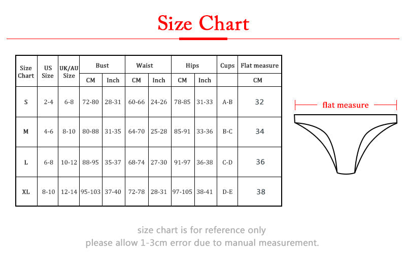 2 Piece Bandeau Top Swimsuit Swimwear Push Up Swimming Bathing Suit Beachwear Micro Bikini Set The Clothing Company Sydney