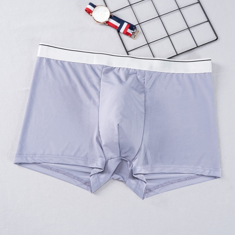 Breathable men's boxer underwear by The Clothing Company Sydney, solid color, comfy fit, and sexy design.