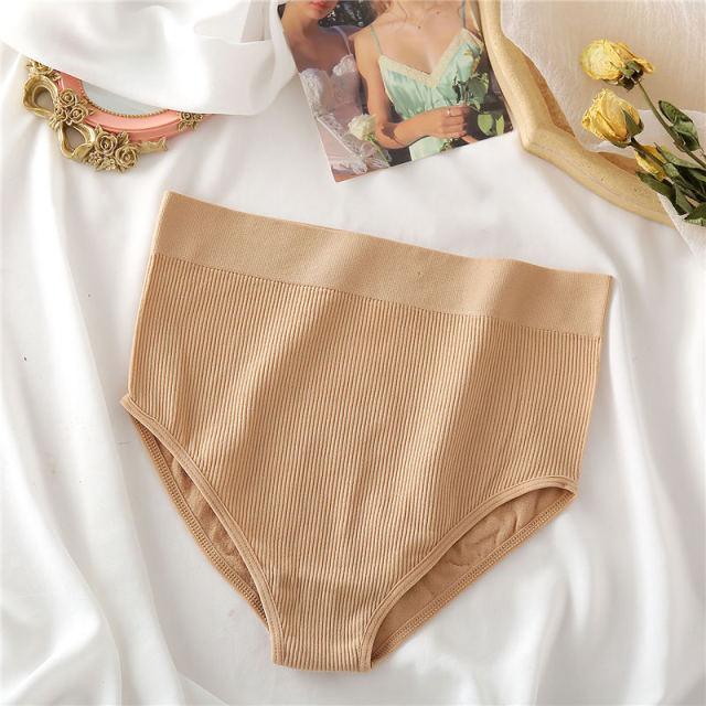 High waist seamless underwear briefs for ladies, soft cotton underpants from The Clothing Company Sydney, comfortable and breathable.
