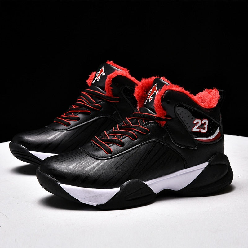 Kids boys and girls basketball shoes by The Clothing Company Sydney, breathable sport sneakers with non-slip soles.
