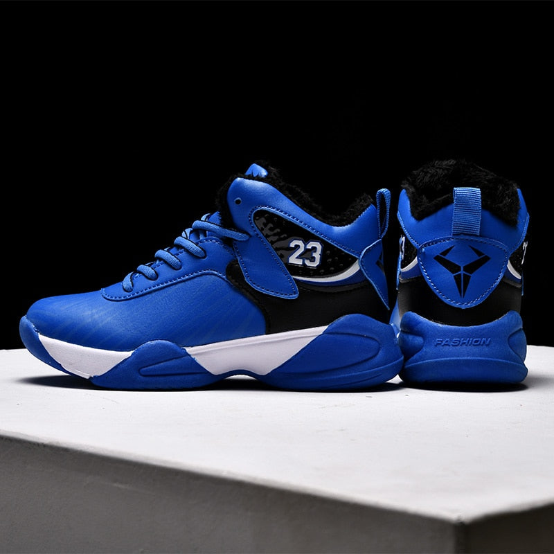Children's basketball shoes by The Clothing Company Sydney, high-quality breathable sneakers with non-slip soles for kids and teens.
