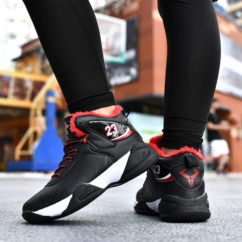 Kids basketball shoes by The Clothing Company Sydney, breathable non-slip sport trainers for boys and girls.
