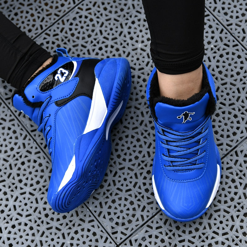 Kids basketball shoes by The Clothing Company Sydney, breathable sport sneakers for boys and girls with non-slip soles.