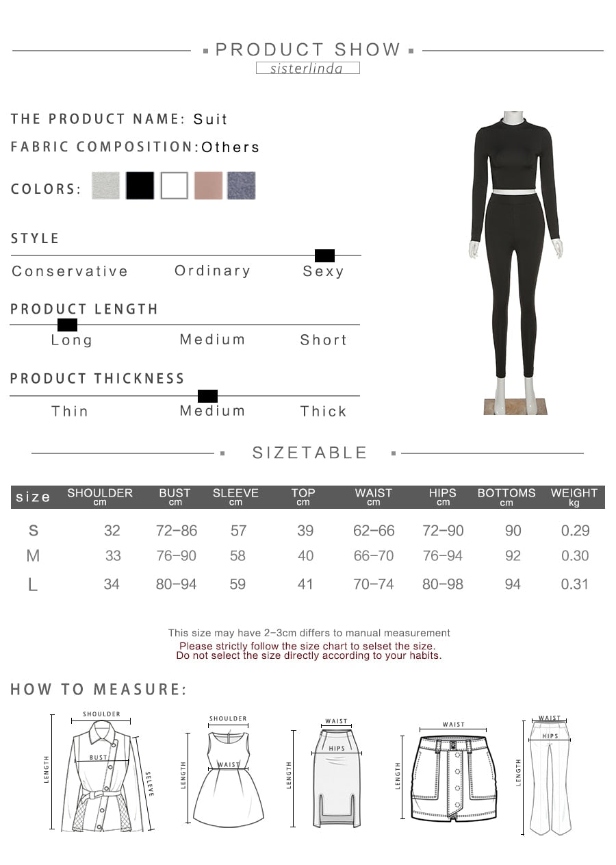 Two-piece sporty activewear set from The Clothing Company Sydney with long sleeve tops and leggings for workout and fitness.