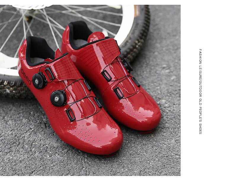 Athletic MTB cycling shoes for men and women by The Clothing Company Sydney, featuring self-locking straps and sporty design.