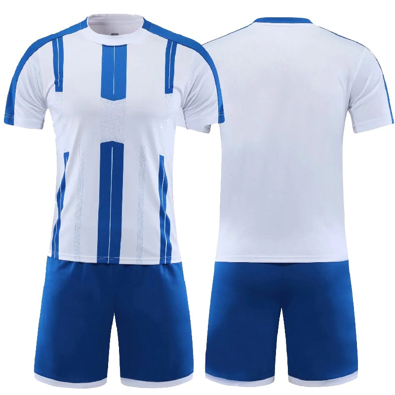 Customized adults and kids soccer jersey shorts set by The Clothing Company Sydney, featuring sportswear shorts for soccer players.