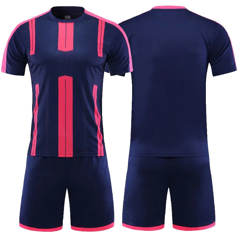 Adults and kids customized soccer football shorts set by The Clothing Company Sydney, featuring athletic shorts for team sports.