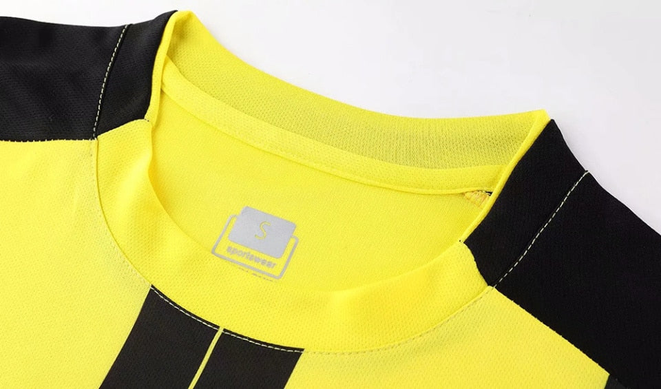 Customized soccer jersey shorts set for adults and kids by The Clothing Company Sydney, featuring team logo and athletic fit.