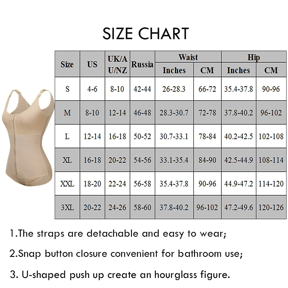 Women's full body shaper corset waist trainer from The Clothing Company Sydney with push-up butt lift and slimming undergarment.
