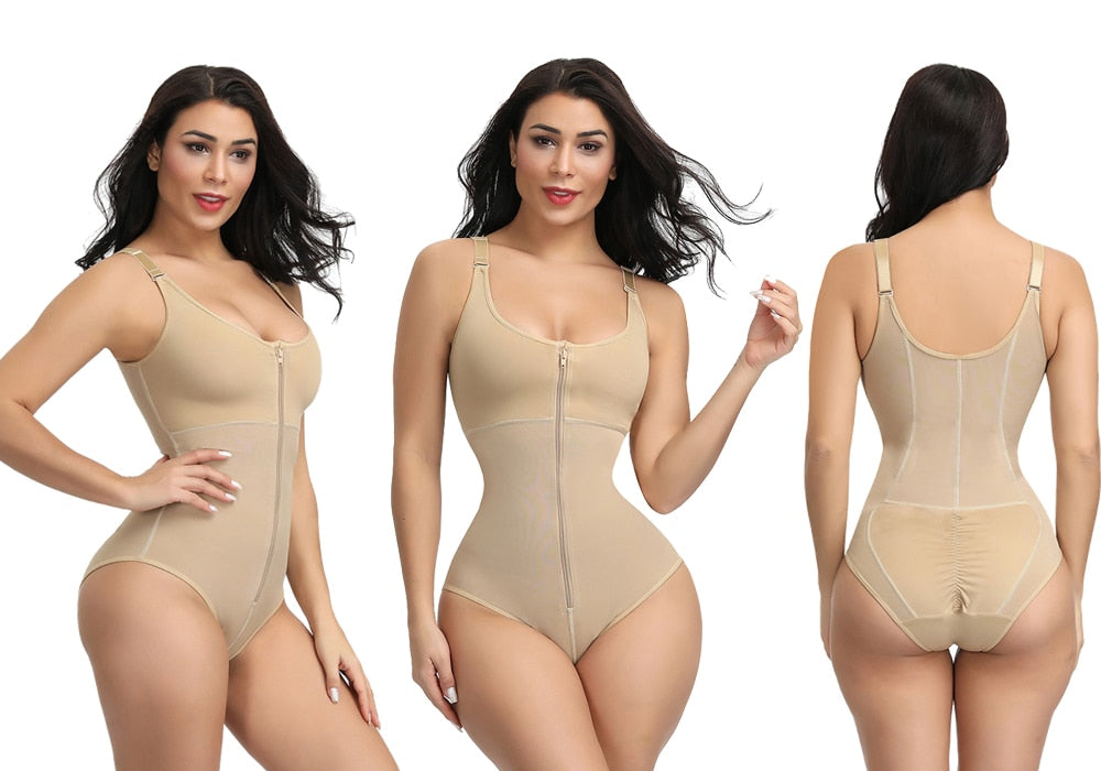 Women's full body shaper corset waist trainer from The Clothing Company Sydney, featuring slimming, push-up, and butt lifting design.