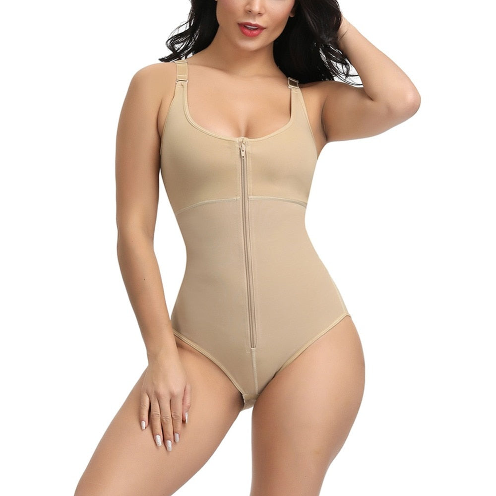 Women's full body shaper corset waist trainer from The Clothing Company Sydney, featuring slimming design and push-up butt lifting shapewear.
