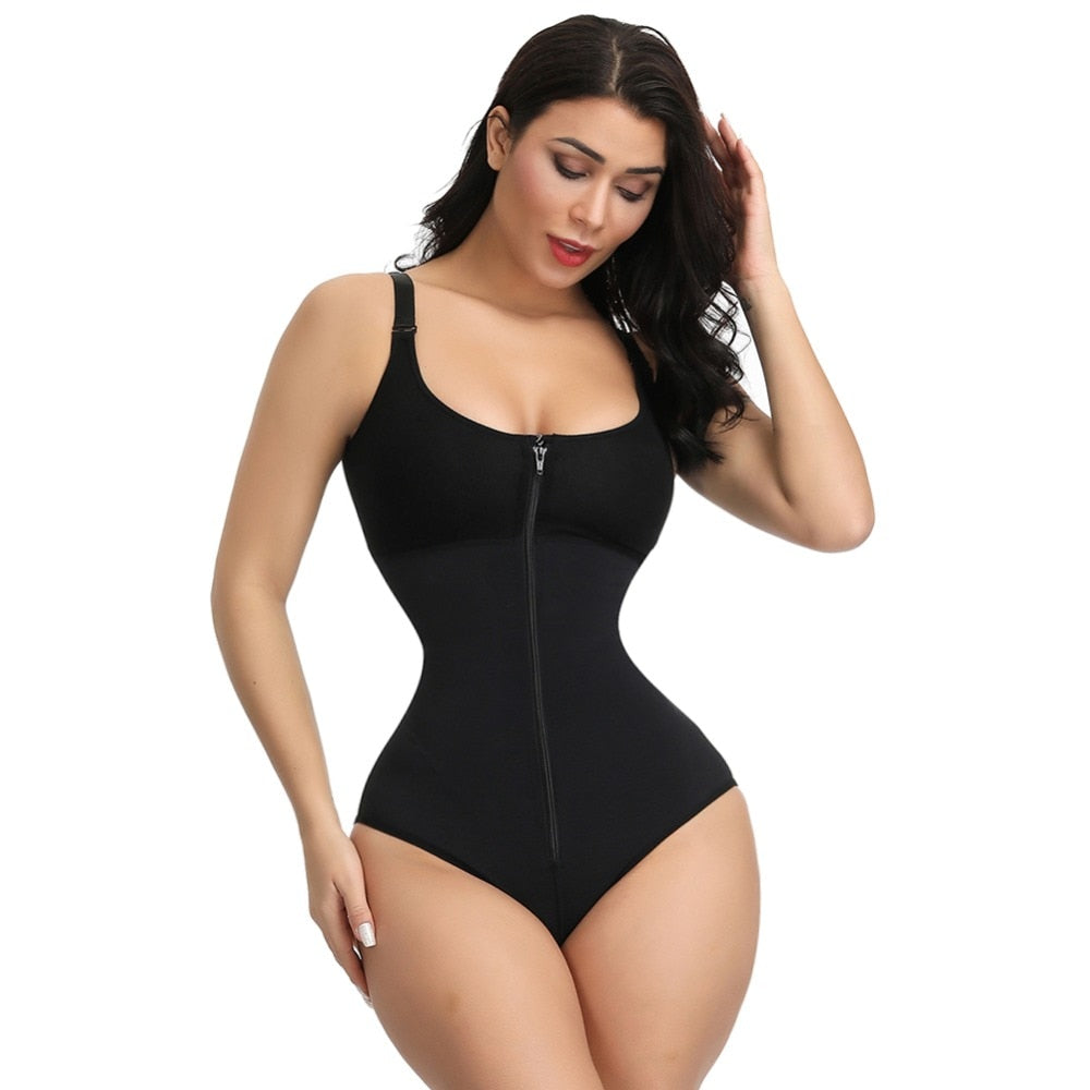 Women's full body shaper corset waist trainer by The Clothing Company Sydney, slimming shapewear with push-up butt lift and underbust support.