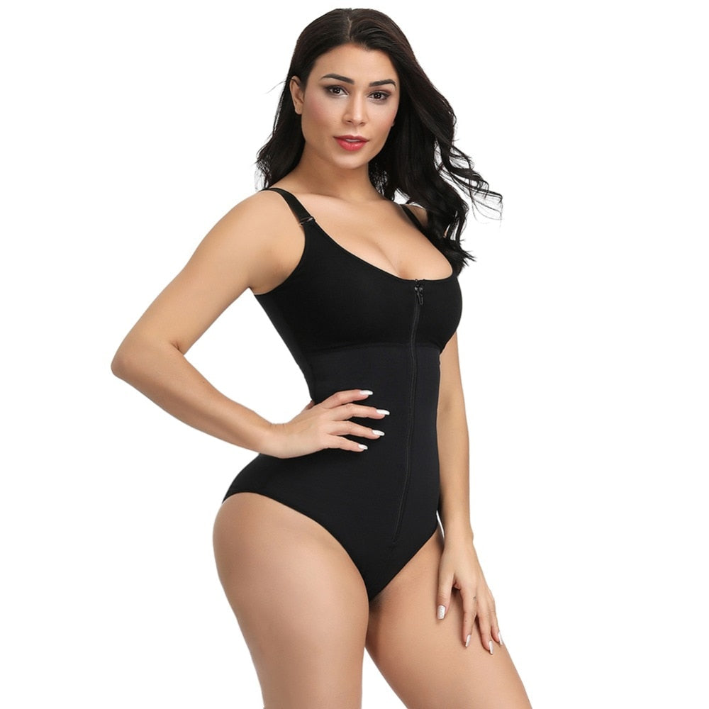 Women's full body shaper corset waist trainer by The Clothing Company Sydney, features slimming design and push-up butt lift for shaping.