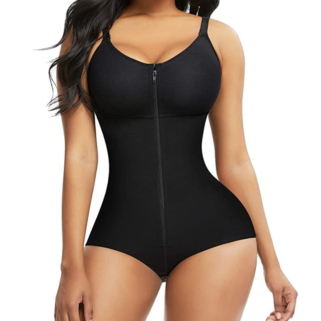 Women's full-body shapewear corset waist trainer from The Clothing Company Sydney, featuring push-up butt lift and slimming sheath underwear.