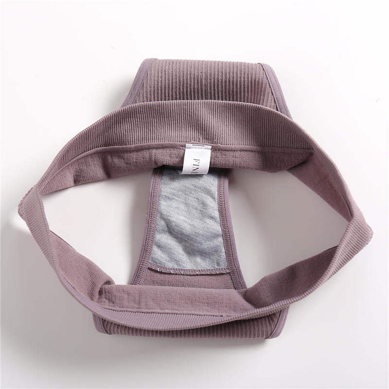 Two-piece ribbed bralette and crop top set from The Clothing Company Sydney, featuring stretchy, basic underwear and tank tops.