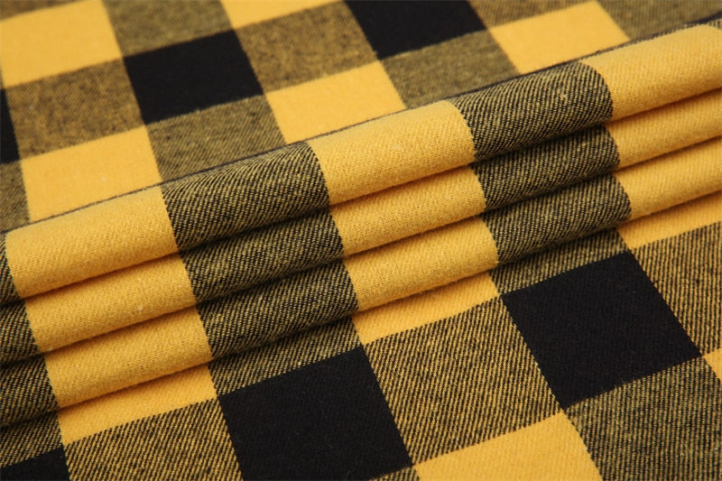 Men's Plaid Flannel Shirt Spring Autumn Regular Fit Casual Long-Sleeved Shirts The Clothing Company Sydney