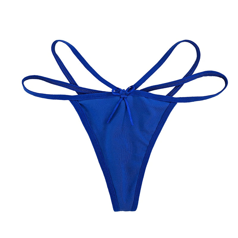 Simple design seamless string thong underwear by The Clothing Company Sydney, featuring a T panty style and invisible, comfortable fit.