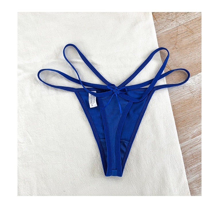 Simple design string thong underwear by The Clothing Company Sydney, seamless T panty with invisible G-string style for comfort.