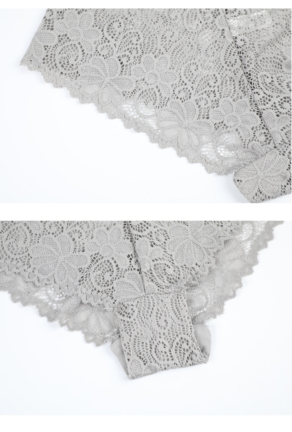 Three-pack of seamless lace thong panties from The Clothing Company Sydney, showcasing comfortable, stylish underwear briefs.