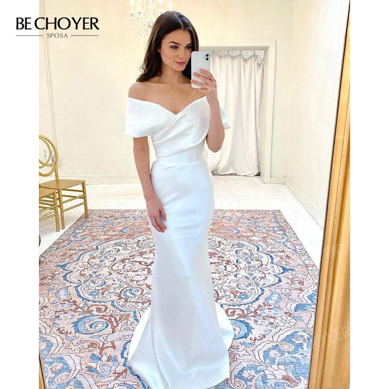 2 In 1 Detachable Train Sweetheart Satin Mermaid Princess Bridal Gown Wedding Dress The Clothing Company Sydney