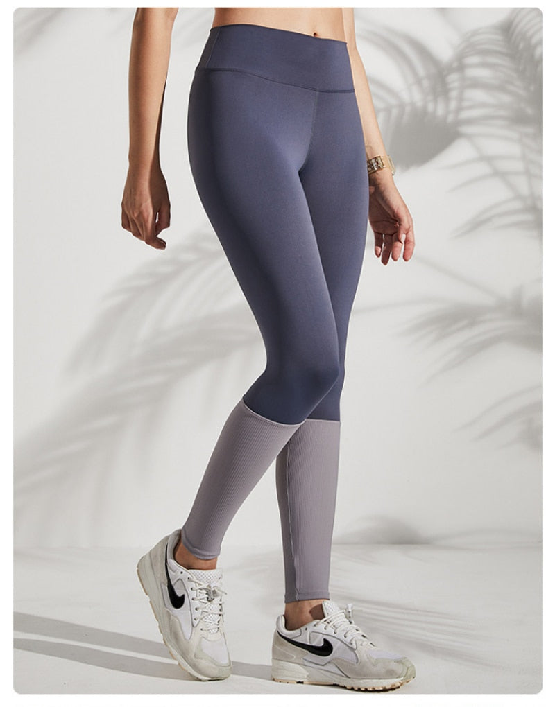 High-waist quick-dry fitness leggings from The Clothing Company Sydney, designed for yoga, workouts, and active wear.