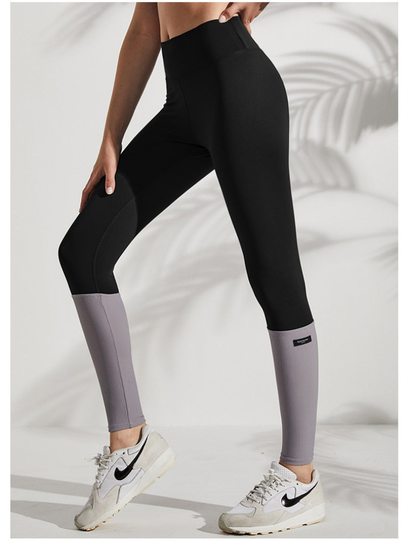 High-waist quick-dry sport leggings by The Clothing Company Sydney, tight yoga pants for workout and fitness activities.