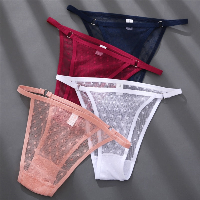 Six-pack of The Clothing Company Sydney lace panties, sexy and comfortable plus size underwear with elegant design and feminine fit.