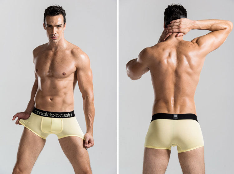 Men's breathable modal underwear trunks by The Clothing Company Sydney, showing a comfortable fit in various colors.