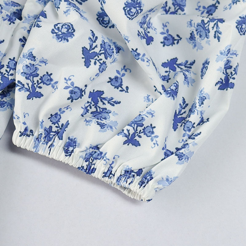 Elegant floral print short sleeve split dress by The Clothing Company Sydney, showcasing a stylish and feminine design.