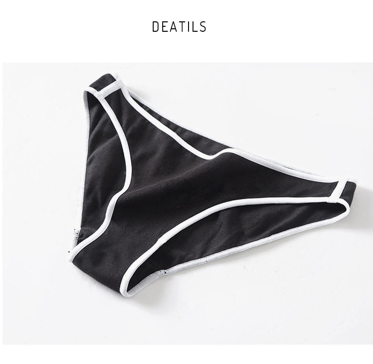 Cotton mix soft low-waist seamless underwear from The Clothing Company Sydney, breathable high-elasticity G-string briefs.