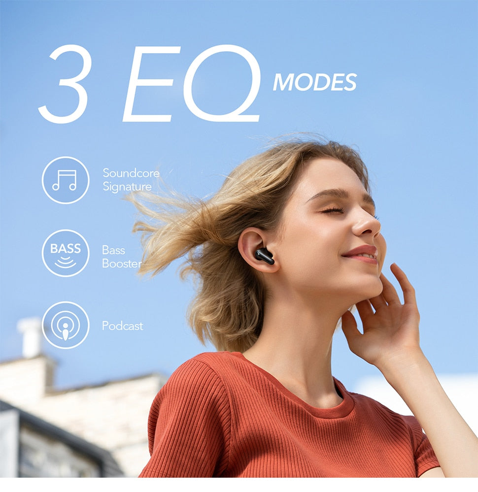 Anker Life P2 Mini true wireless earbuds with 10mm drivers, big bass, custom EQ, Bluetooth, compact gadget from The Clothing Company Sydney