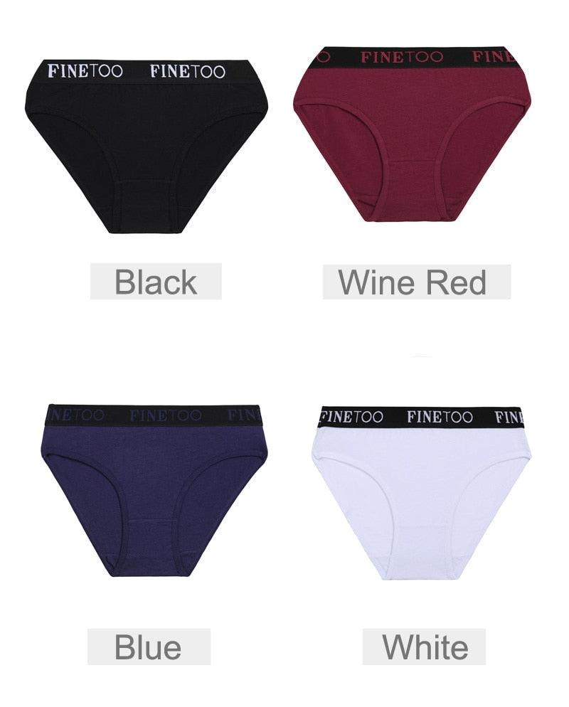 Two pairs of breathable cotton seamless briefs in solid colors, low waist design, comfortable underwear from The Clothing Company Sydney.