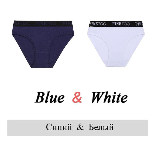 Two pack of The Clothing Company Sydney cotton seamless briefs, solid color, low waist, breathable underwear for women.