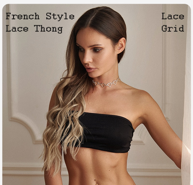 Six-pack of The Clothing Company Sydney lace panties, sexy underwear, plus size lingerie briefs, comfortable and stylish intimate wear