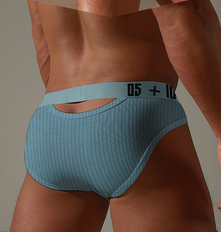 Men's low waist cotton jockstrap with bikini-style fit, designed for comfort and support, from The Clothing Company Sydney.