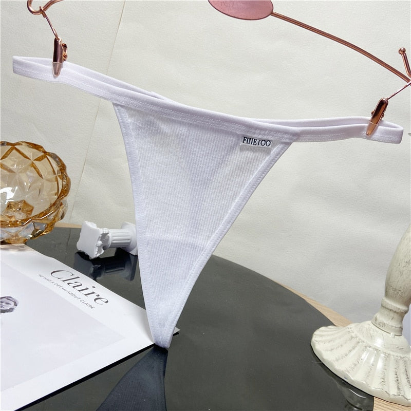 Cotton mix G-string underwear by The Clothing Company Sydney, featuring a T-back thong design and comfortable briefs for women.