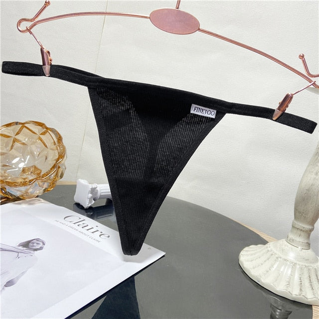 Cotton mix G-string underwear from The Clothing Company Sydney, featuring a T-back design and comfortable briefs for women.