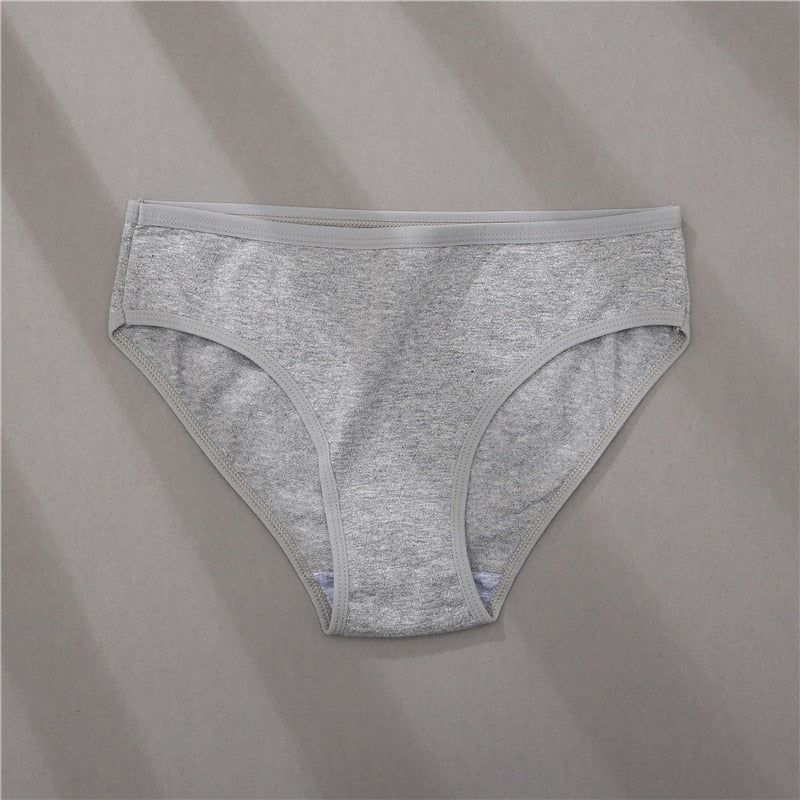 Three-pack cotton mix panties with jacquard design, solid colors, and comfortable underwear briefs from The Clothing Company Sydney.