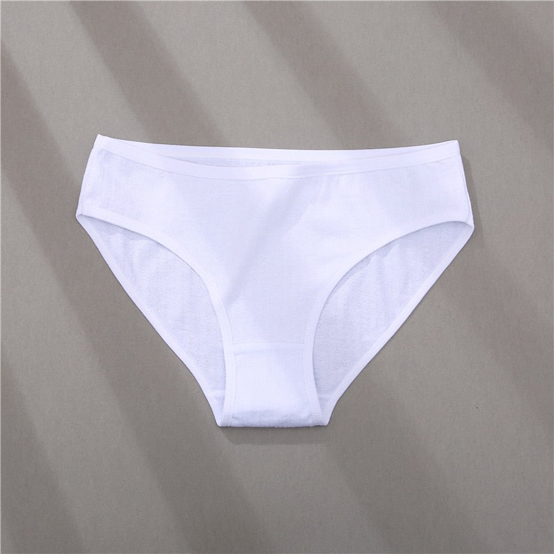 Three-pack cotton mix panties with jacquard design, solid colors, and comfortable briefs from The Clothing Company Sydney.