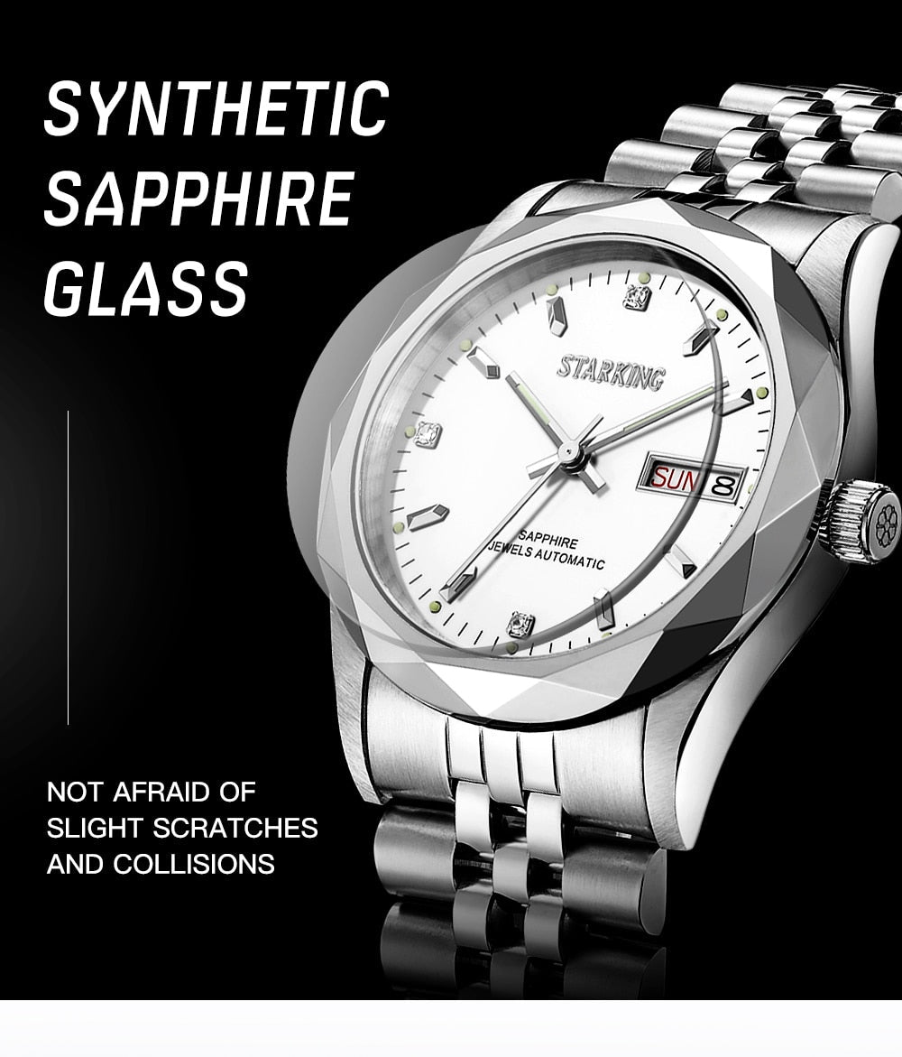 Men's Automatic Mechanical MIYOTA Movt Stainless Steel Business Calendar Week Display Water Resistant Watch The Clothing Company Sydney