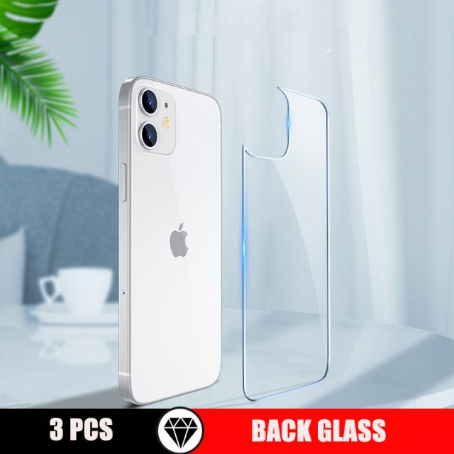 HD clear tempered glass screen protector for iPhone 13, 12, 11 Pro Max, and Mini by The Clothing Company Sydney.